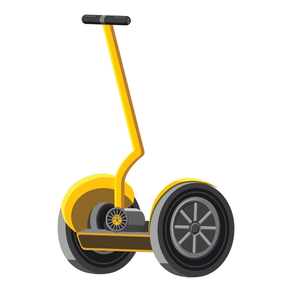 Alternative transport vehicle icon, cartoon style vector