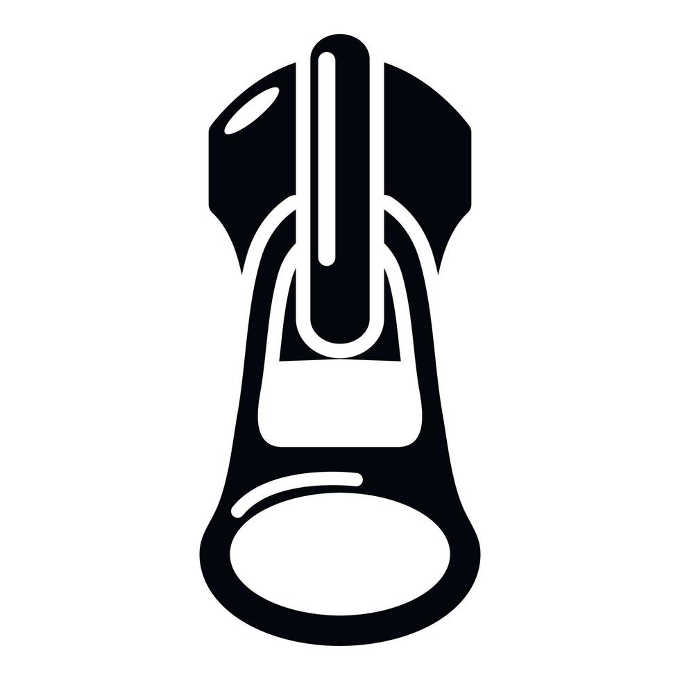 All in one zip icon, simple style vector