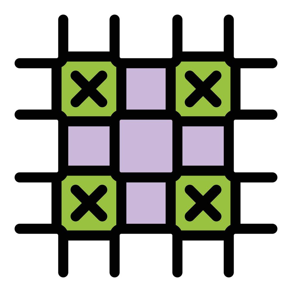 vector de esquema de color de icono de marco de red de fraude