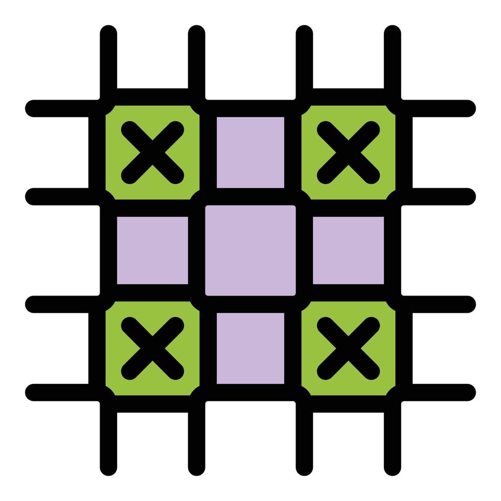 Fraud network frame icon color outline vector