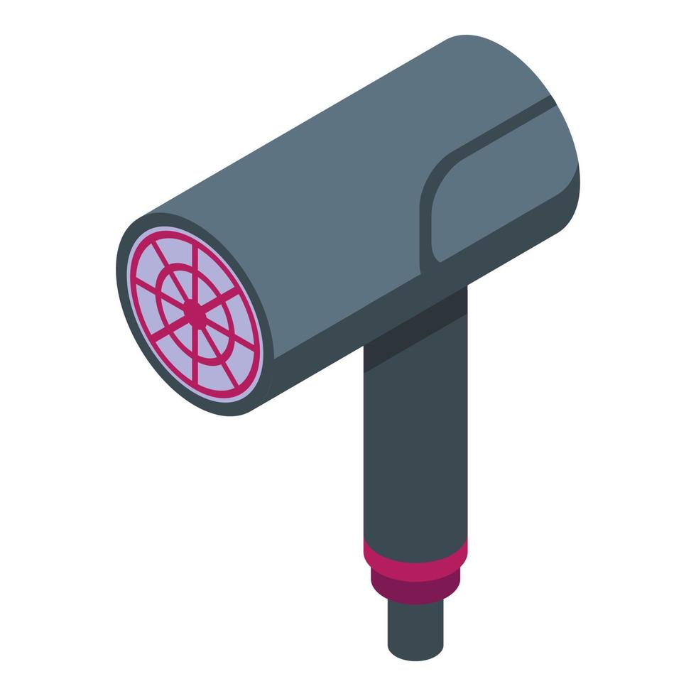 Hair dryer icon isometric vector. Blow dry vector