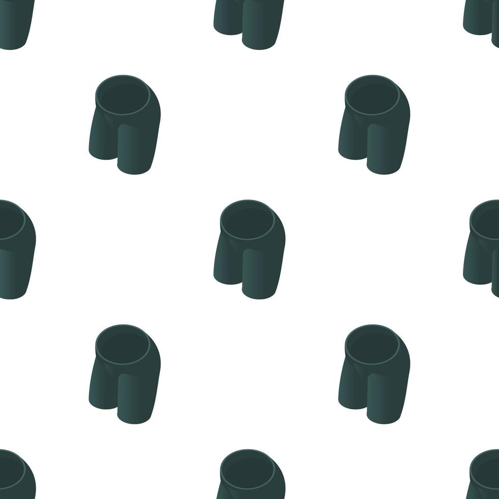 Black tight cycling shorts pattern seamless vector 15089915 Vector Art