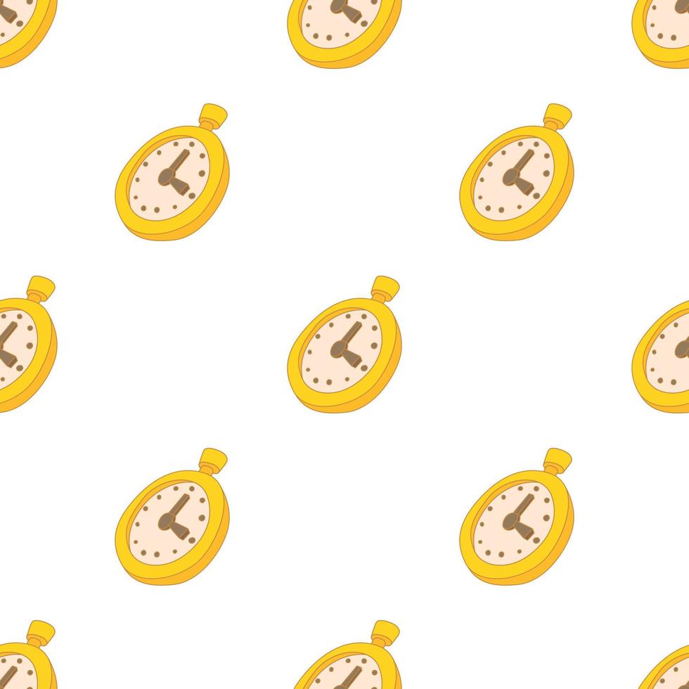 Stopwatch pattern seamless vector