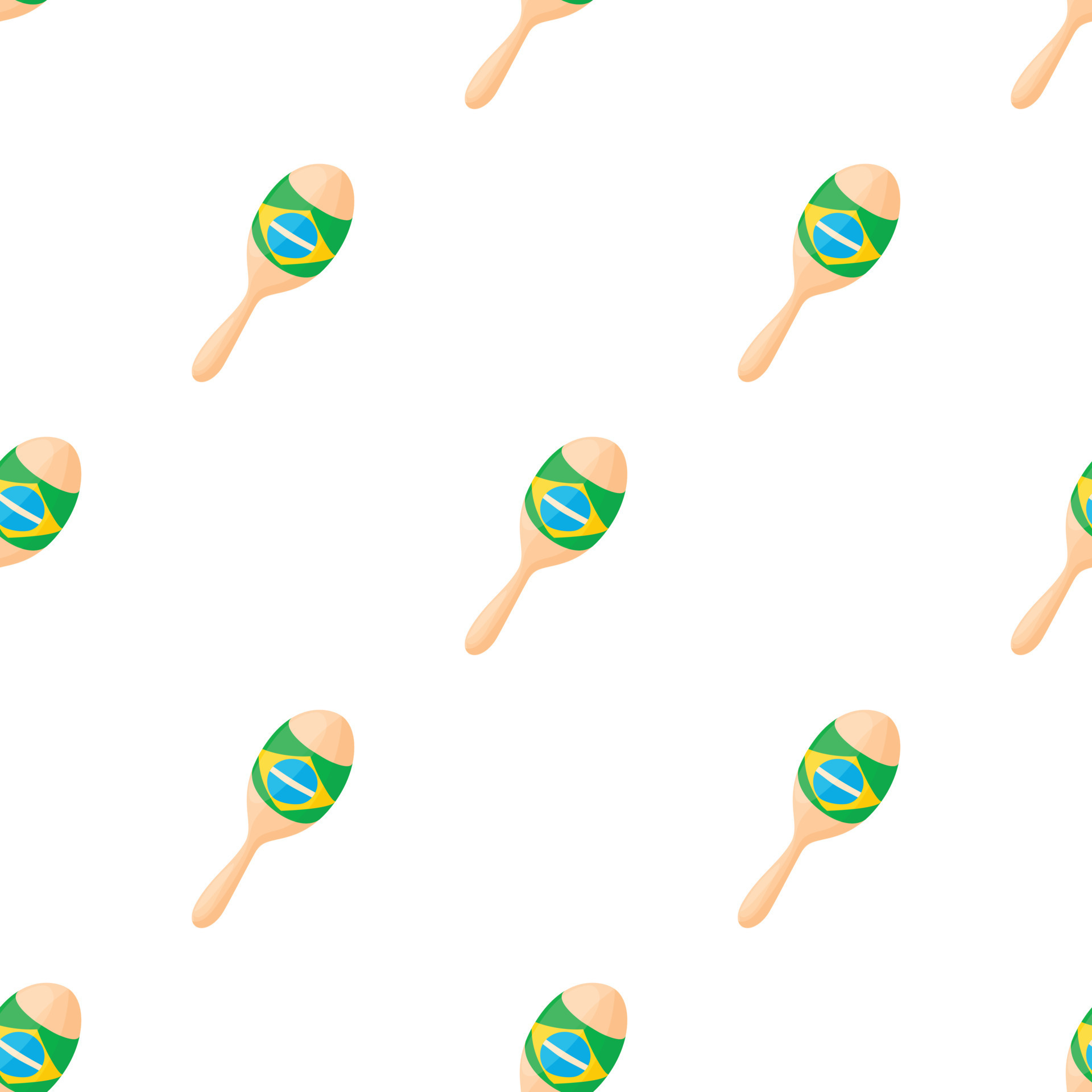 Brazilian maracas pattern seamless vector 15090016 Vector Art at Vecteezy