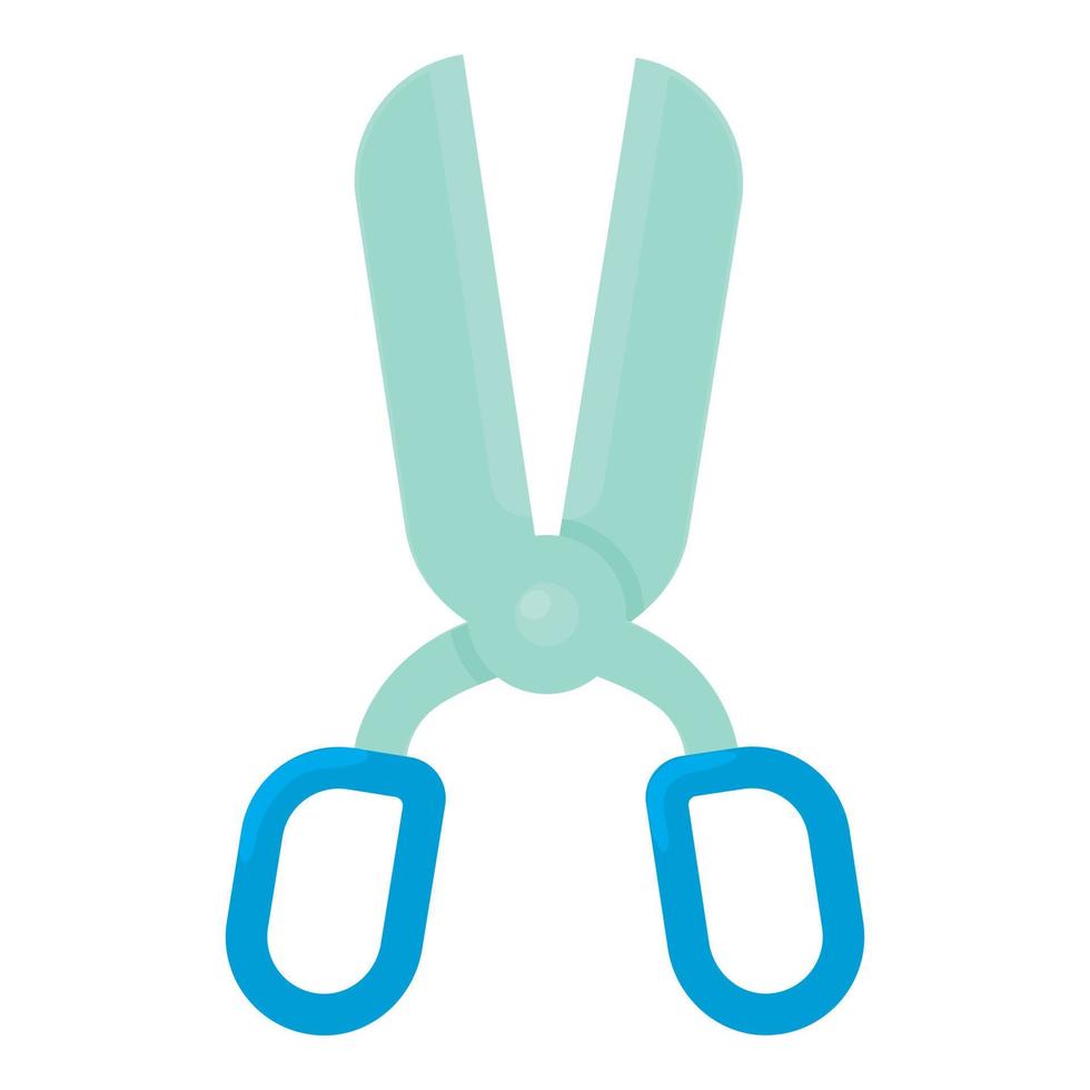 Scissors icon, cartoon style vector