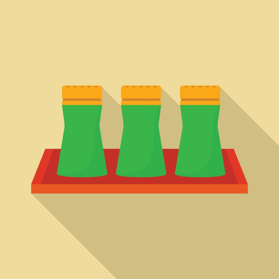 Spice container icon, flat style vector