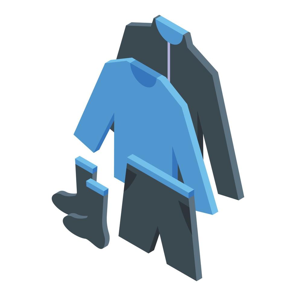 Runner clothes icon isometric vector. View shirt vector