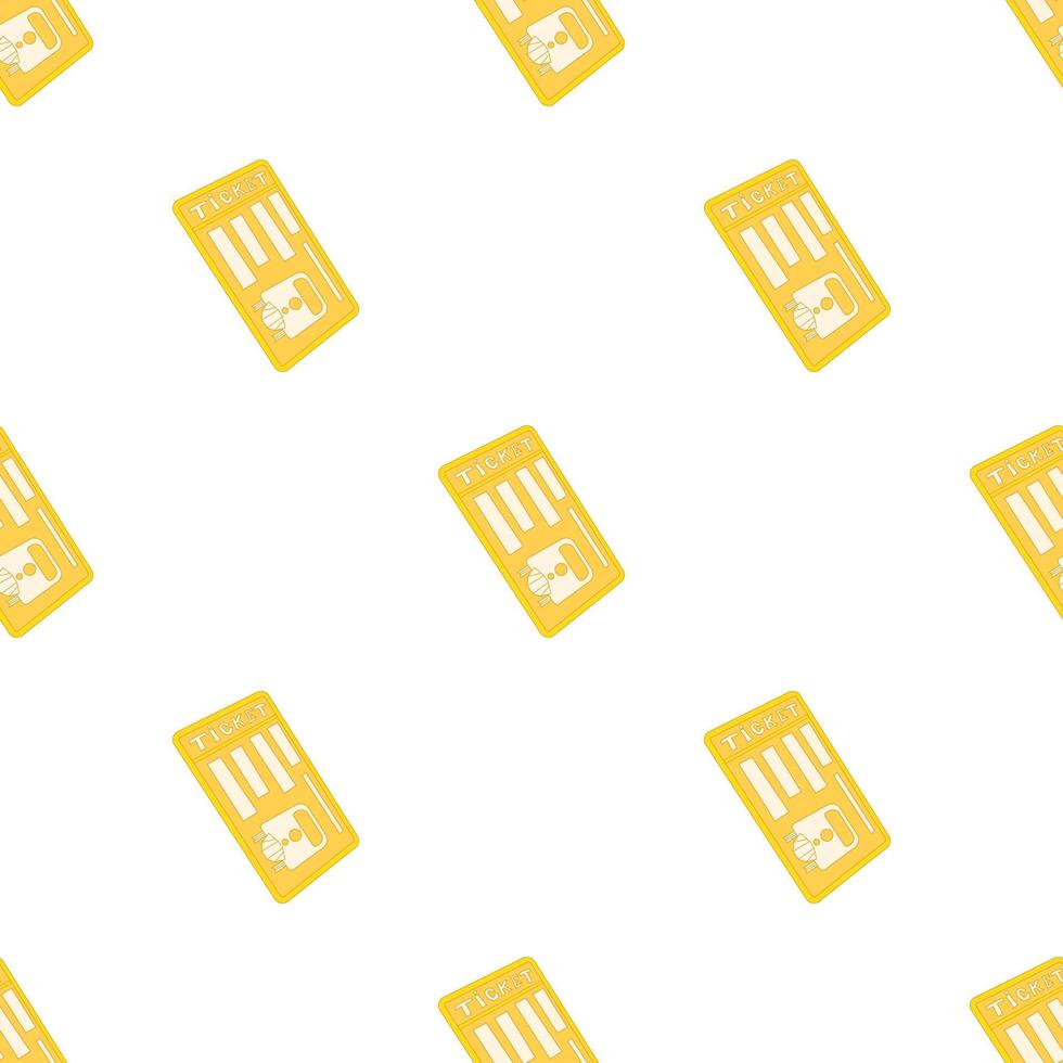 Train ticket pattern seamless vector