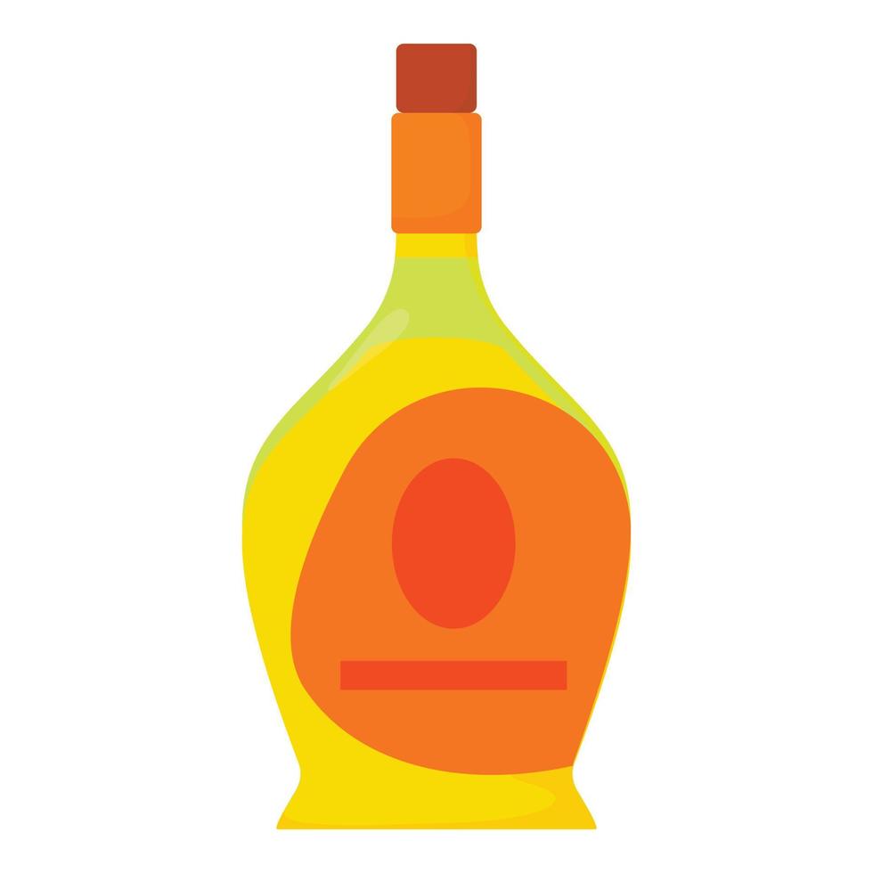 Port wine icon, cartoon style vector