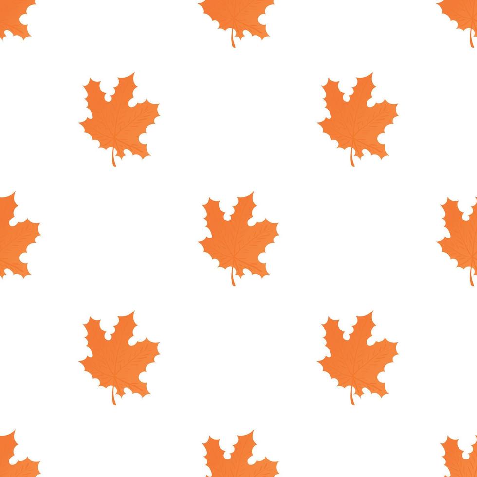 Maple leaf pattern seamless vector