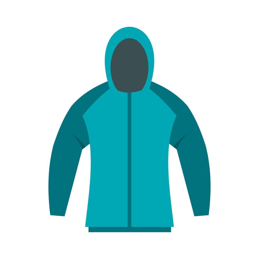Sweatshirt icon, flat style vector