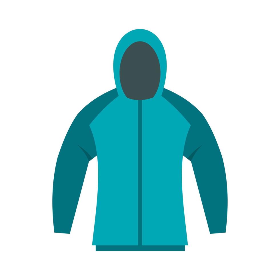 icono de sudadera, estilo plano vector