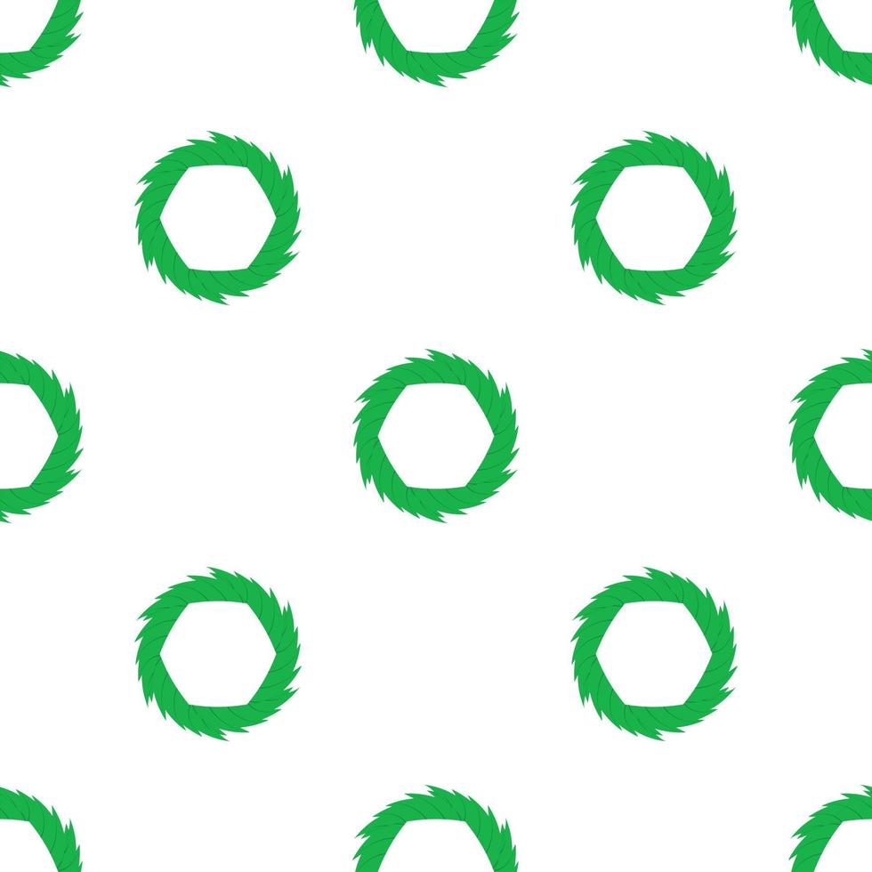 Green abstract circle pattern seamless vector