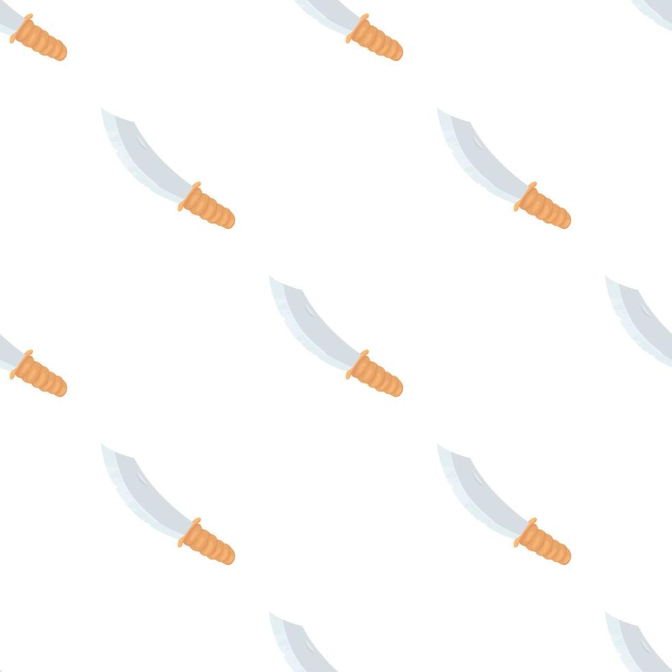 Hunting machete pattern seamless vector