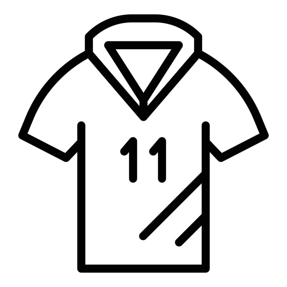 Soccer shirt icon outline vector. Fashion gym vector
