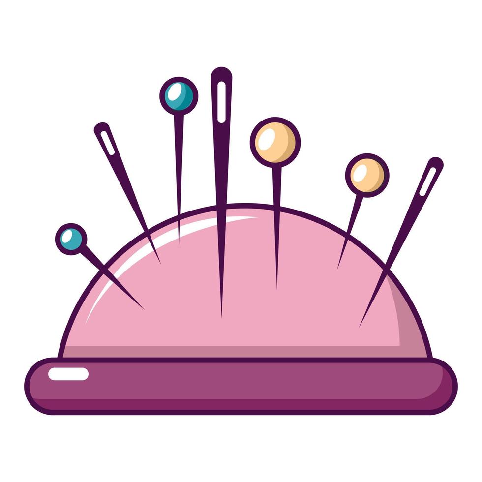 Pincushion icon, cartoon style 15091278 Vector Art at Vecteezy