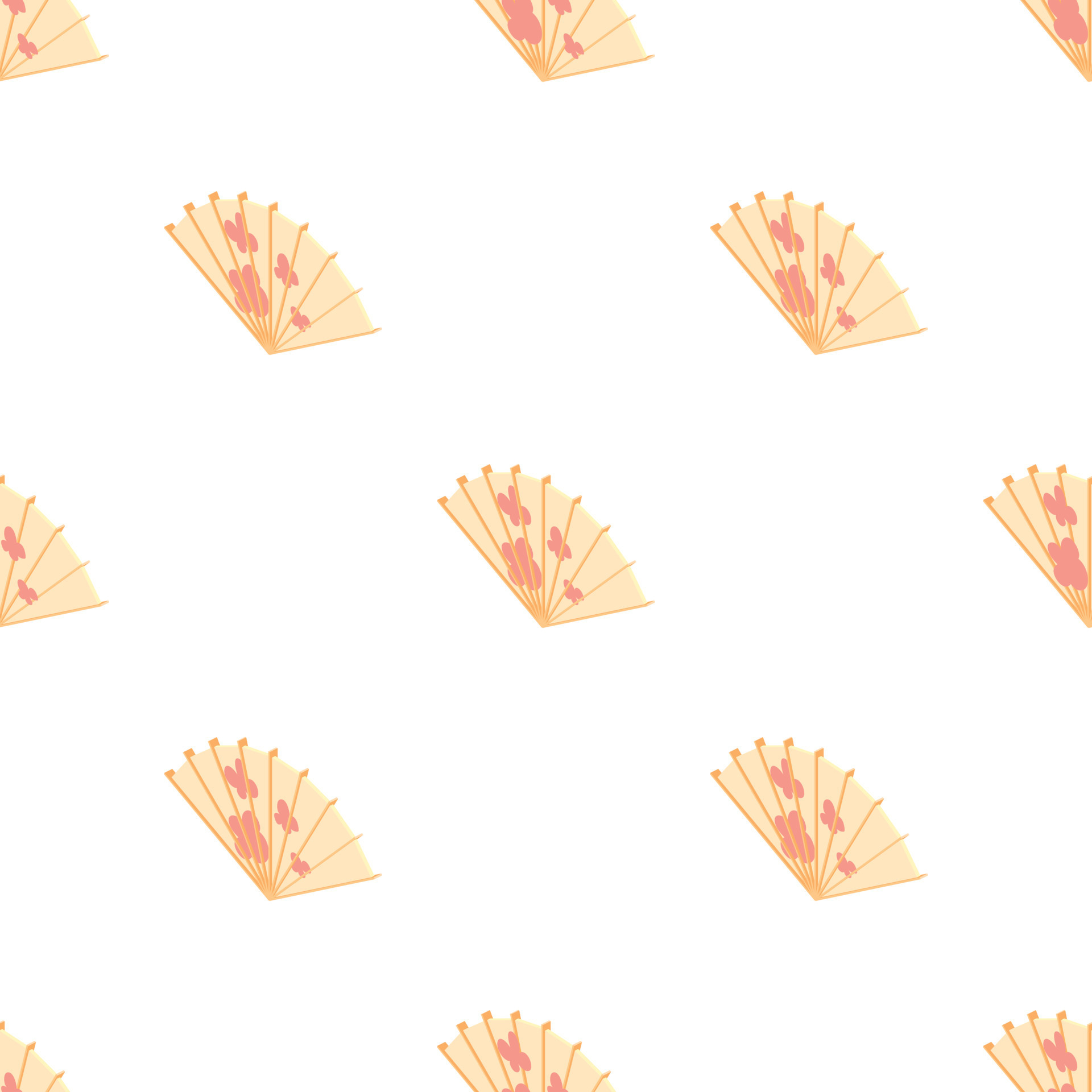 Fan pattern seamless vector 15091311 Vector Art at Vecteezy