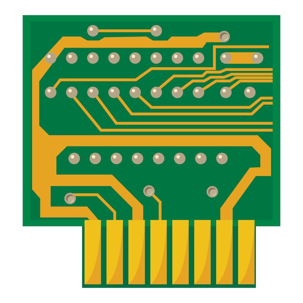 icono de sensor, estilo de dibujos animados vector