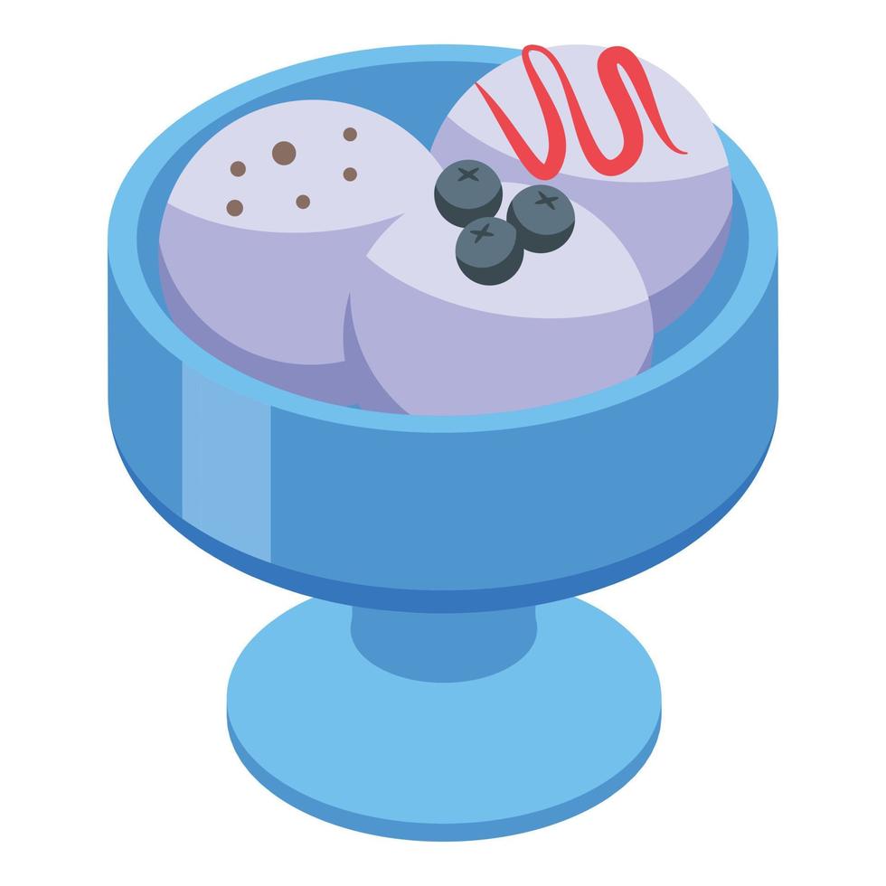 Ice cream milk icon isometric vector. Food product vector