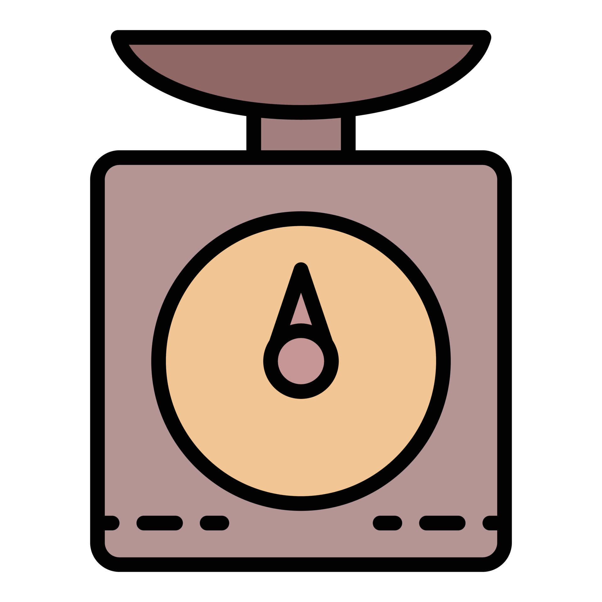 Kitchen scales icon color outline vector 15091625 Vector Art at Vecteezy