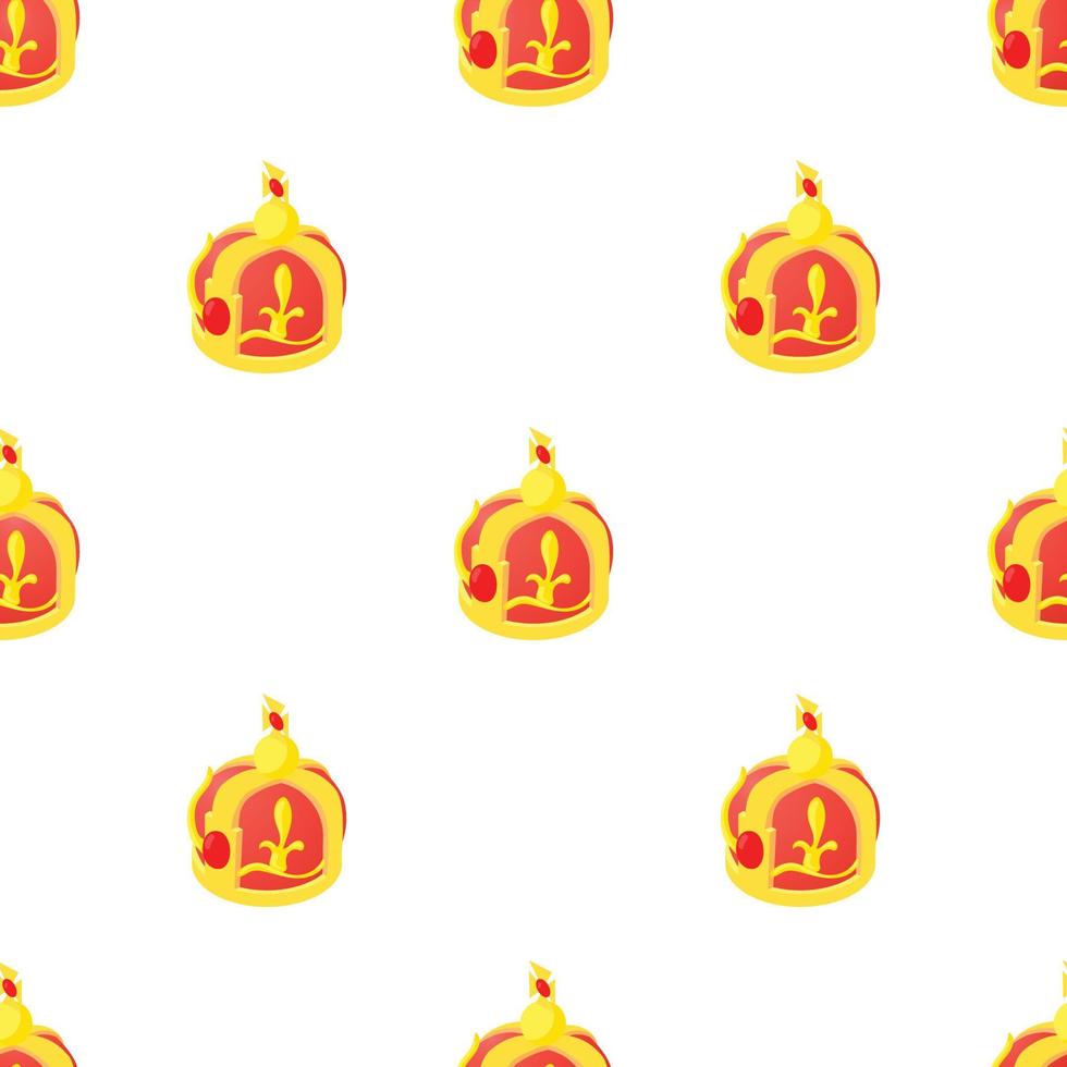 Crown king pattern seamless vector