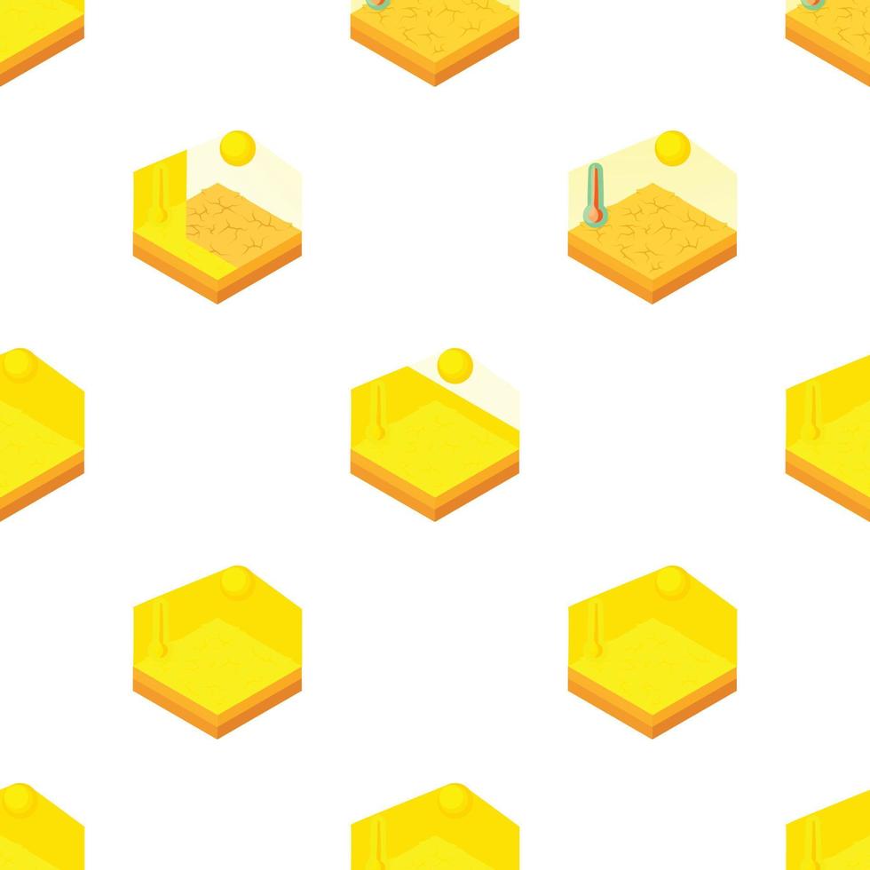 Drought pattern seamless vector