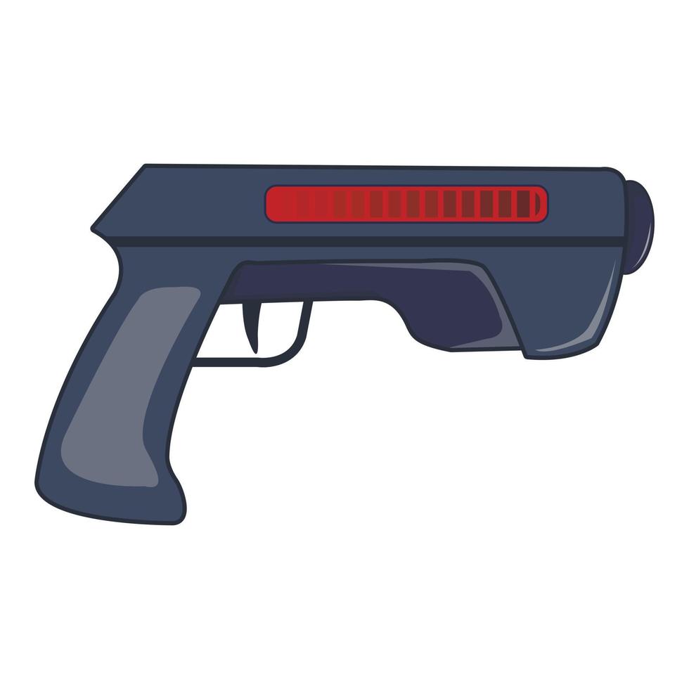 icono de pistola, estilo de dibujos animados vector