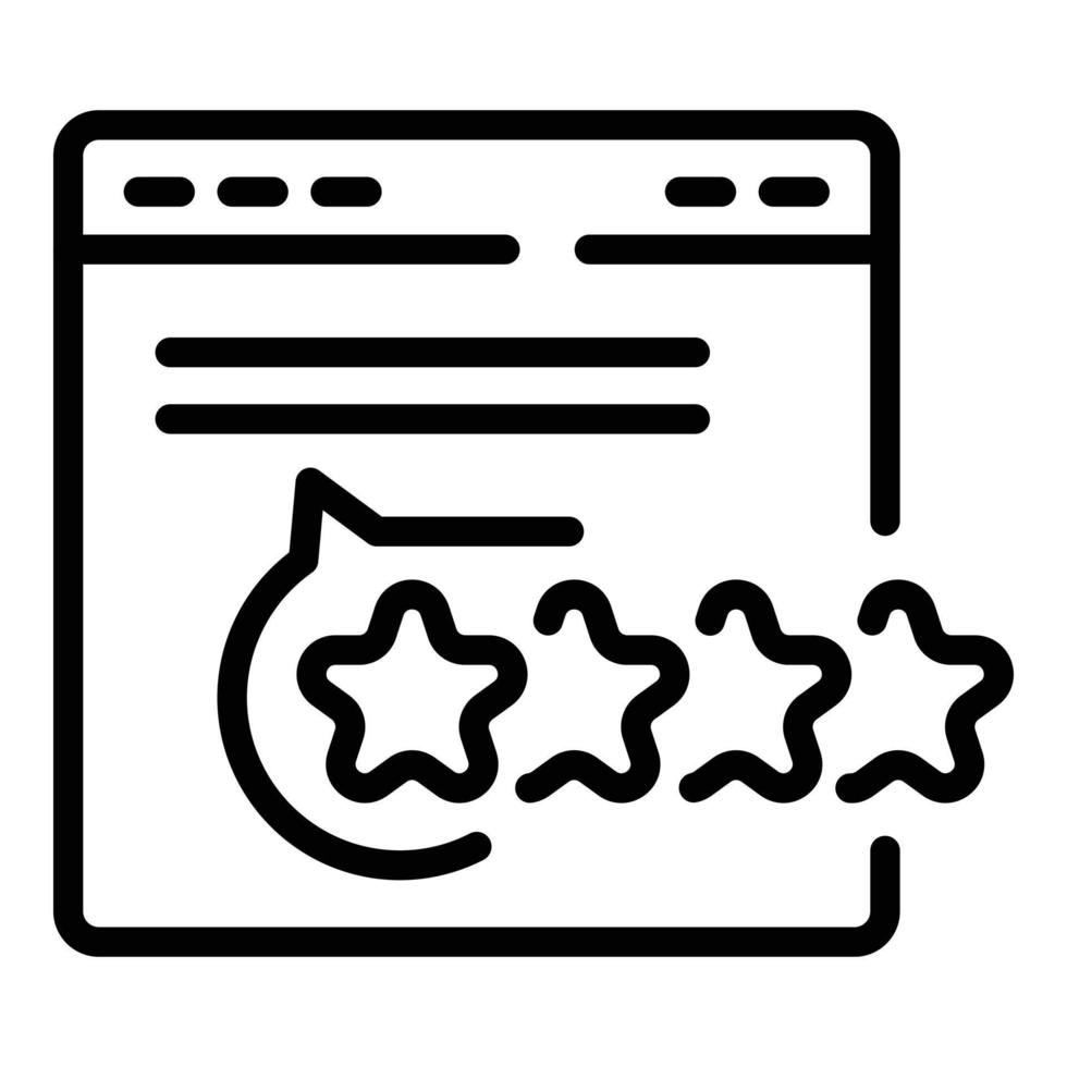 Web chat support icon outline vector. Call service vector