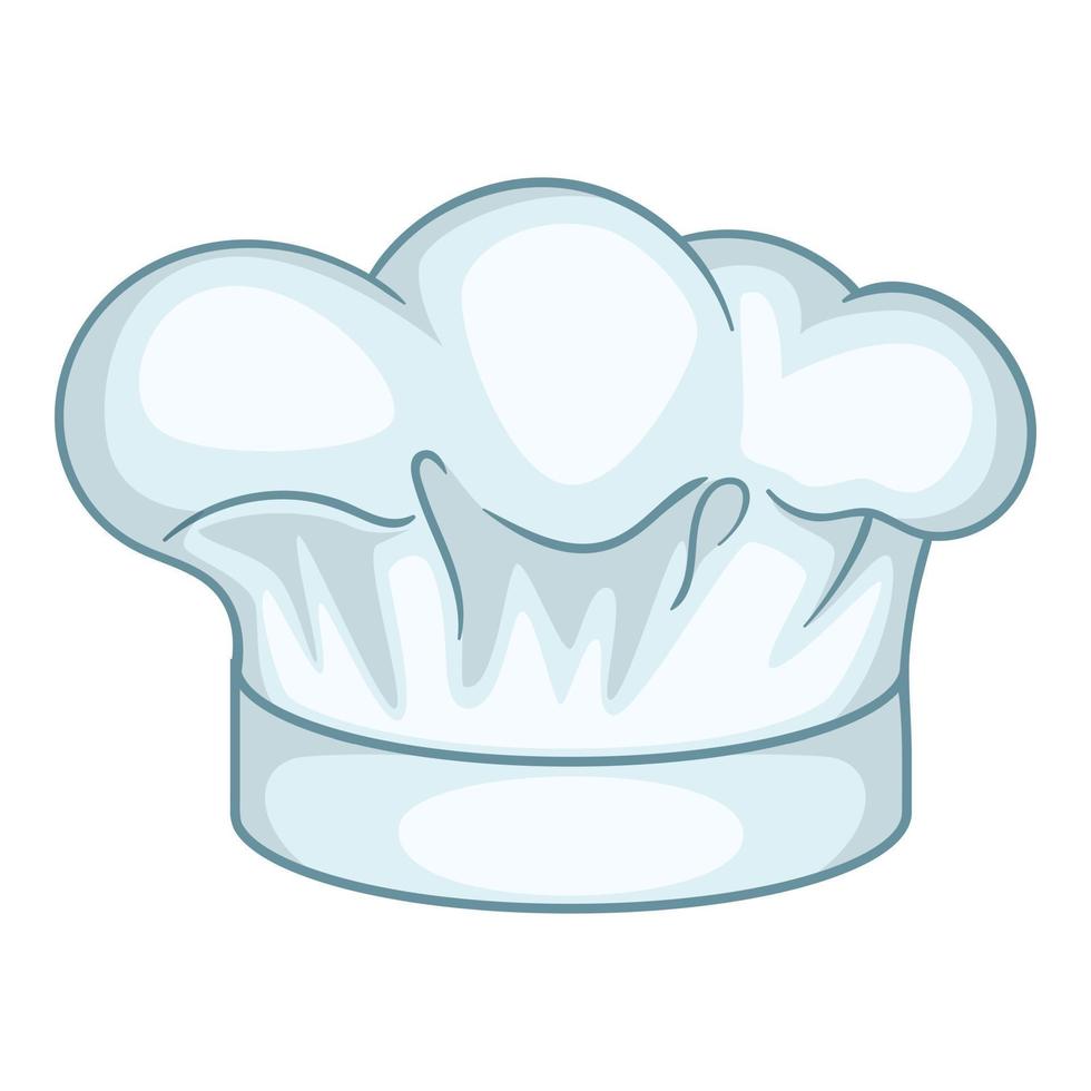 icono de sombrero de cocinero, estilo de dibujos animados vector