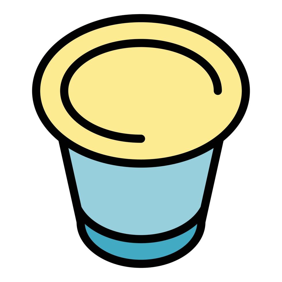 Barista capsule icon color outline vector