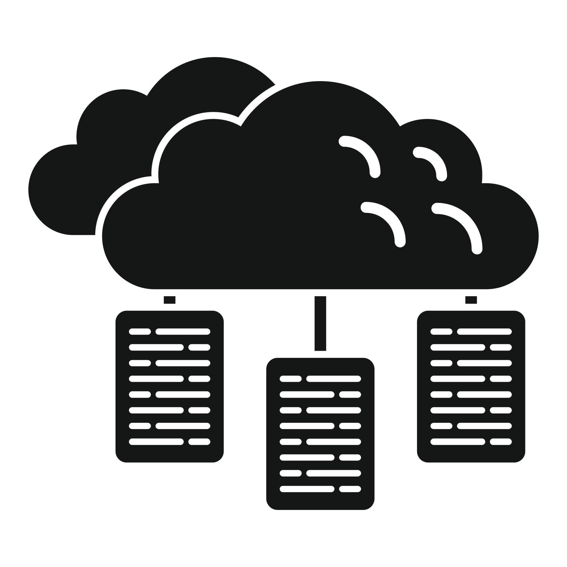 Cloud data server icon simple vector. Software system 15092835 Vector ...