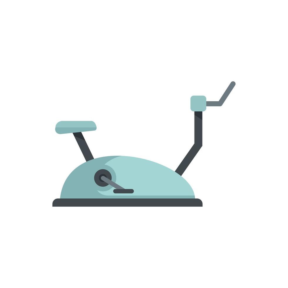 Exercise bike icon flat isolated vector