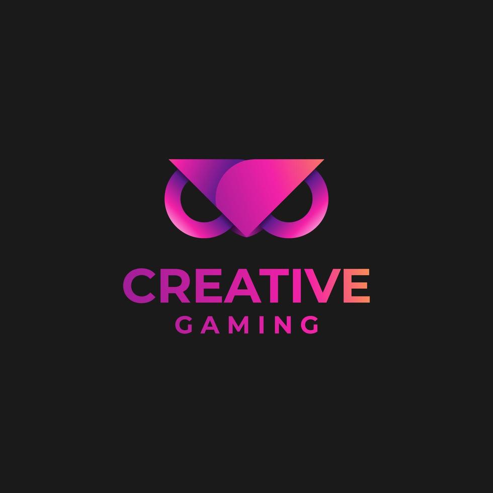 Creative gaming shape logo, gaming logo design, abstract game design, abstract character, game logo vector