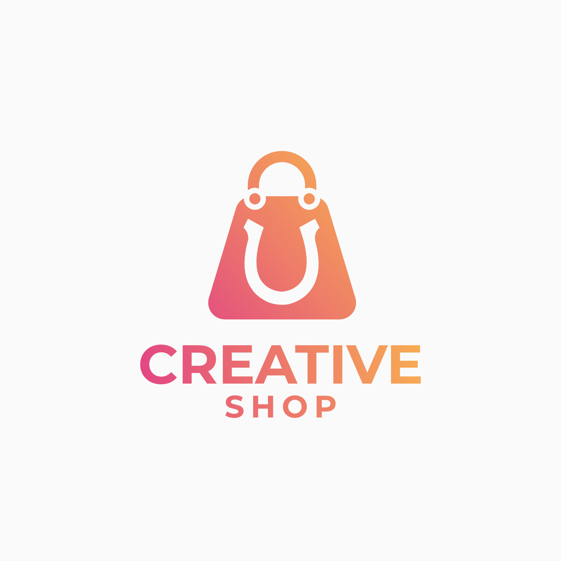 Creative shop logo, deal logo design, commerce design concept, house ...