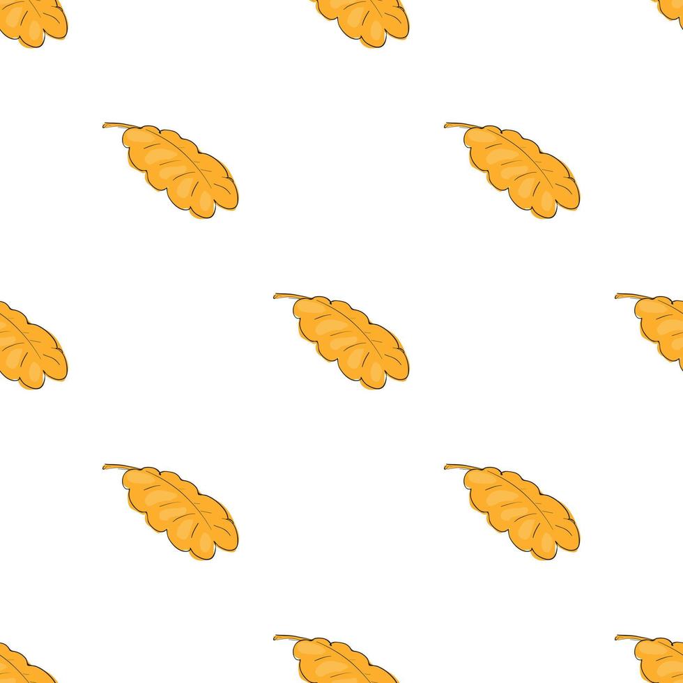 Oak leaf pattern seamless vector