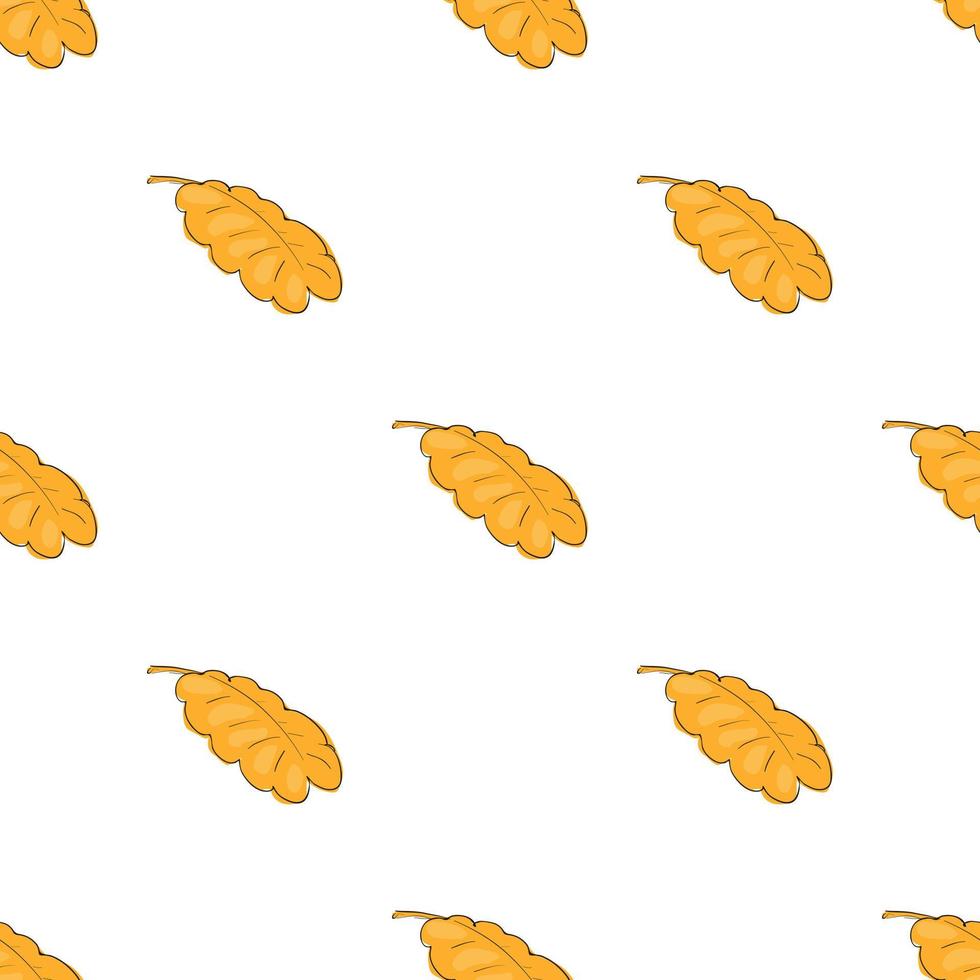 Oak leaf pattern seamless vector