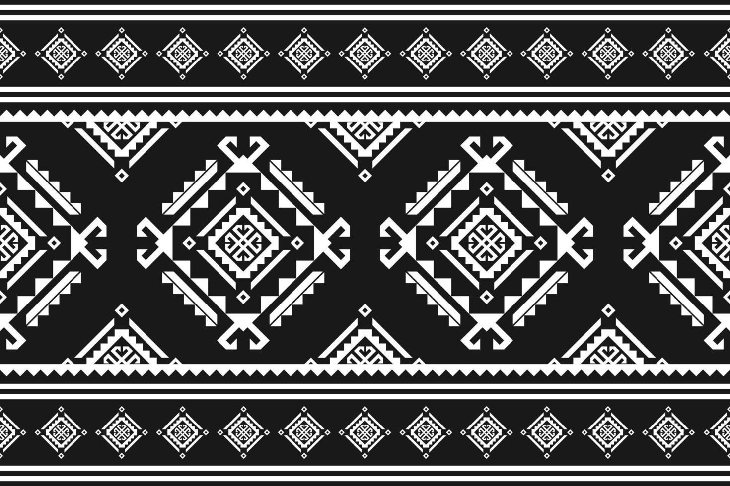 Carpet tribal pattern art. Geometric ethnic seamless pattern traditional. American, Mexican style. vector