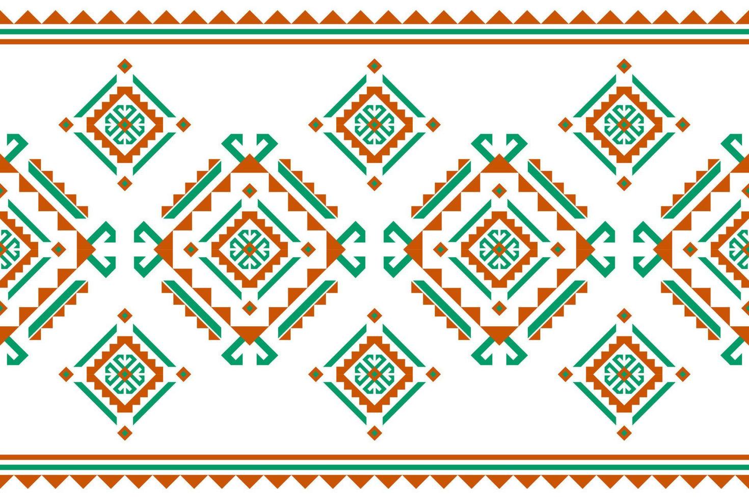 Carpet tribal pattern art. Geometric ethnic seamless pattern traditional. American, Mexican style. vector
