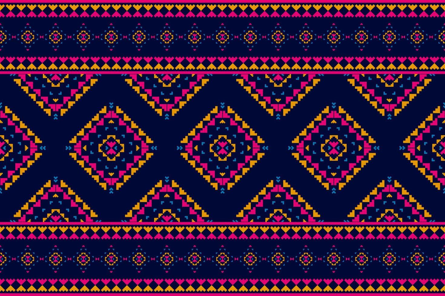 Carpet ethnic tribal pattern art. Geometric ethnic seamless pattern in tribal. Mexican style. vector