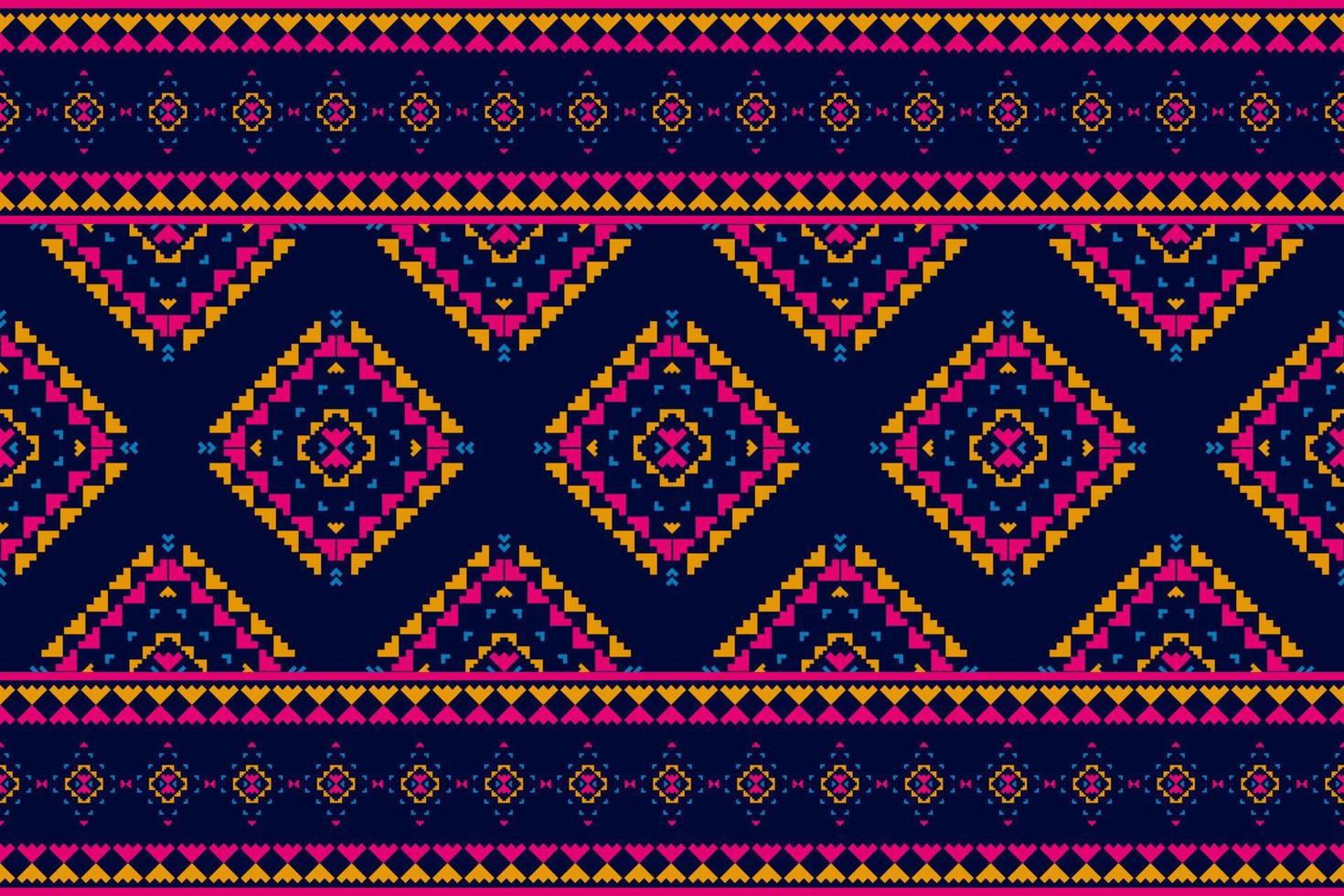 arte de patrón tribal étnico de alfombras. patrón geométrico étnico sin costuras en tribal. estilo mexicano vector