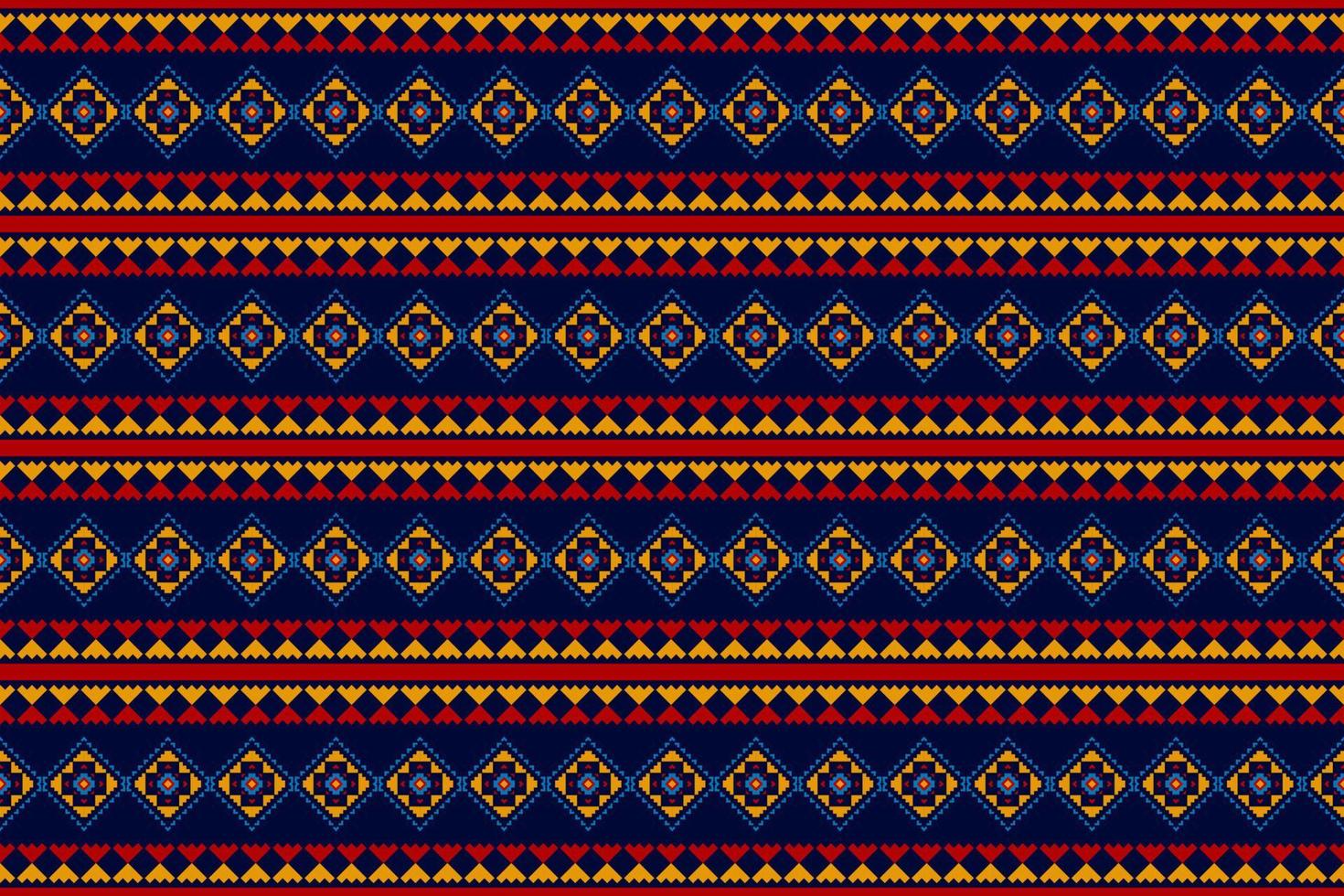 Fabric Aztec pattern background. Geometric ethnic oriental seamless pattern traditional. Mexican style. vector