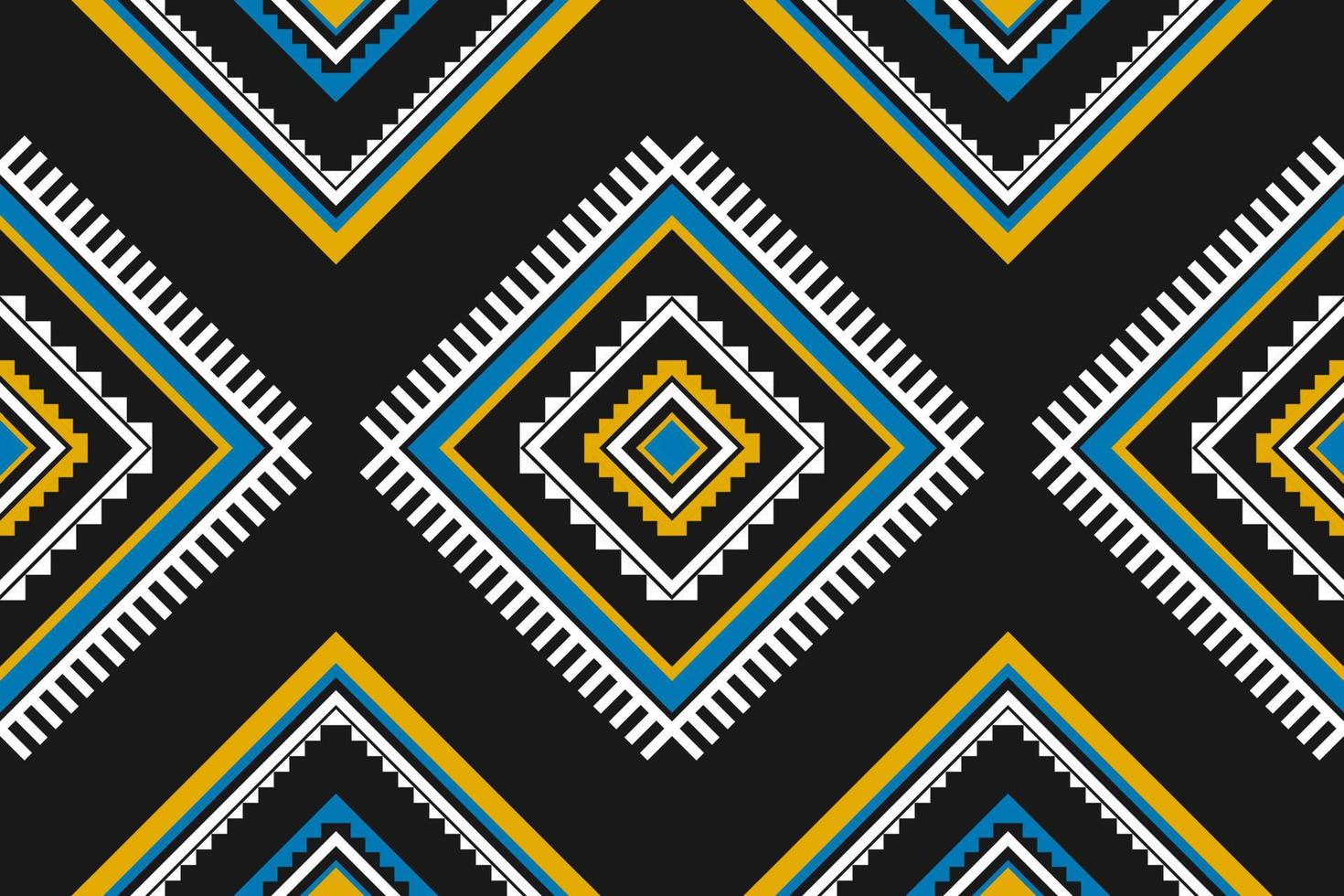 arte étnico azteca. patrón geométrico sin costuras en estilo tribal, bordado folclórico y mexicano. vector