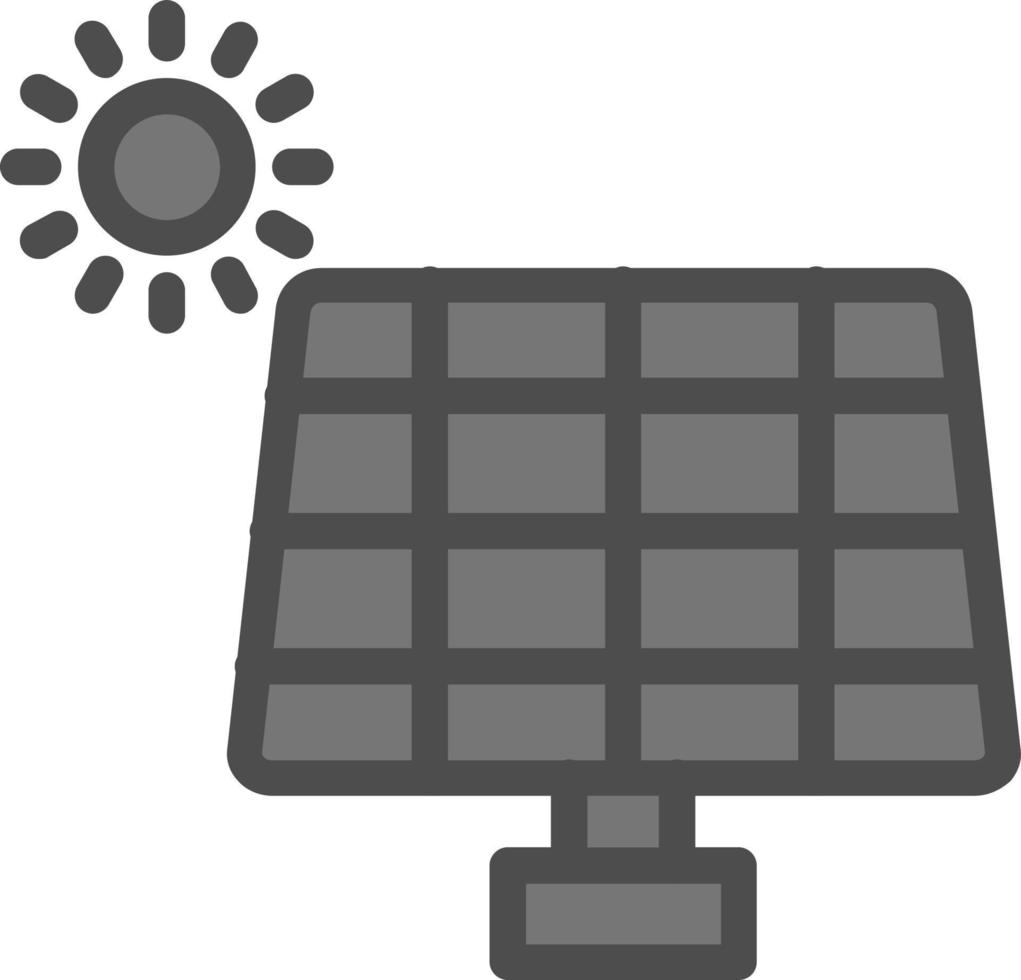 Solar Panel Vector Icon Design