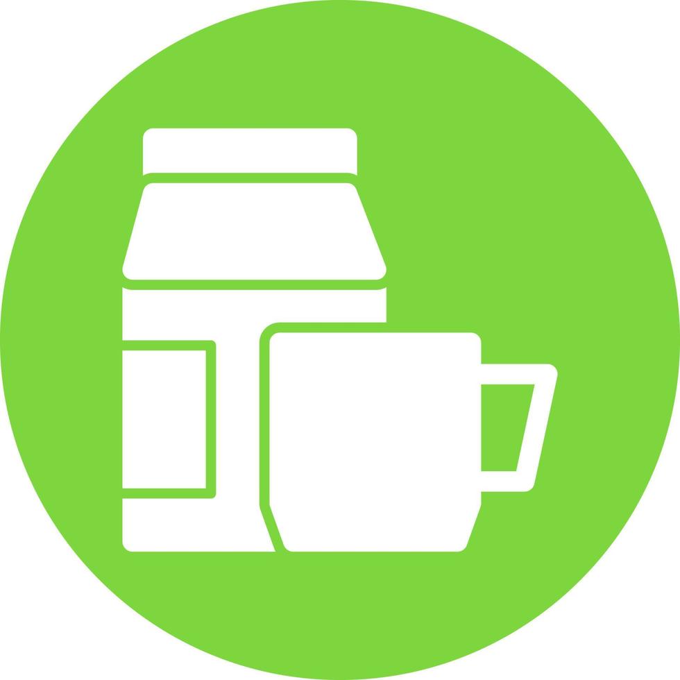Coffee Milk Vector Icon Design
