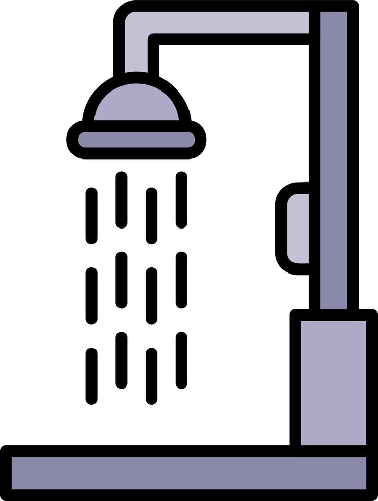 Shower Creative Icon Design vector