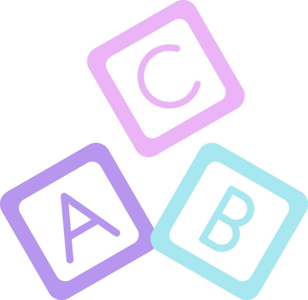 Abc Block Creative Icon Design vector