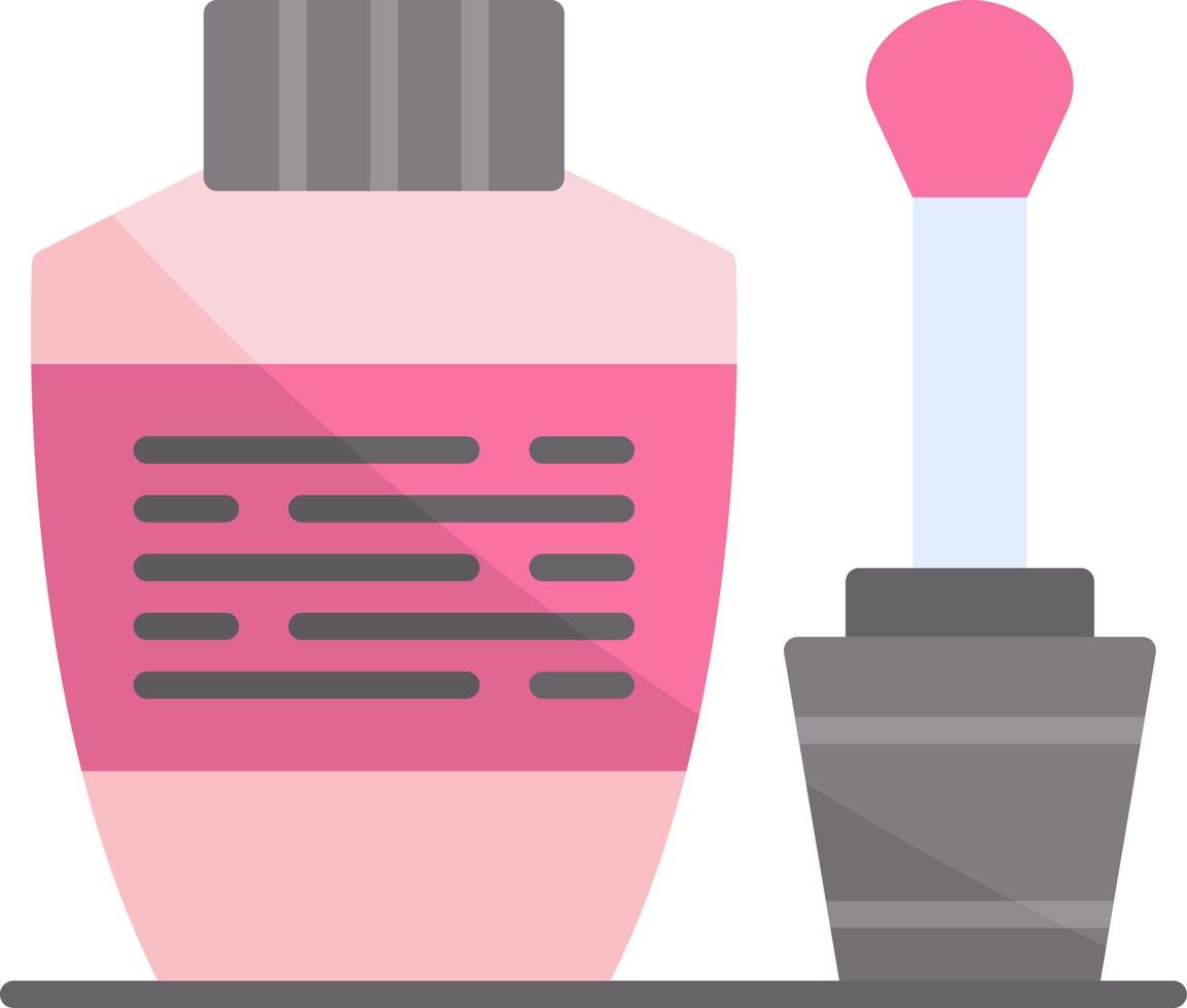 Nail Polish Creative Icon Design vector