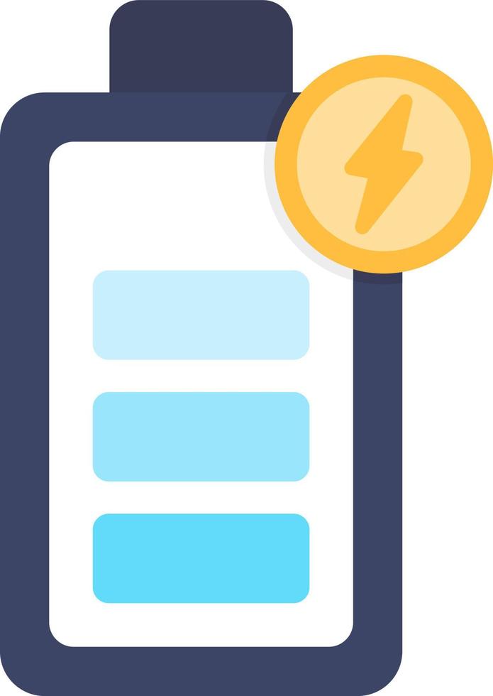 Charging Battery Creative Icon Design vector
