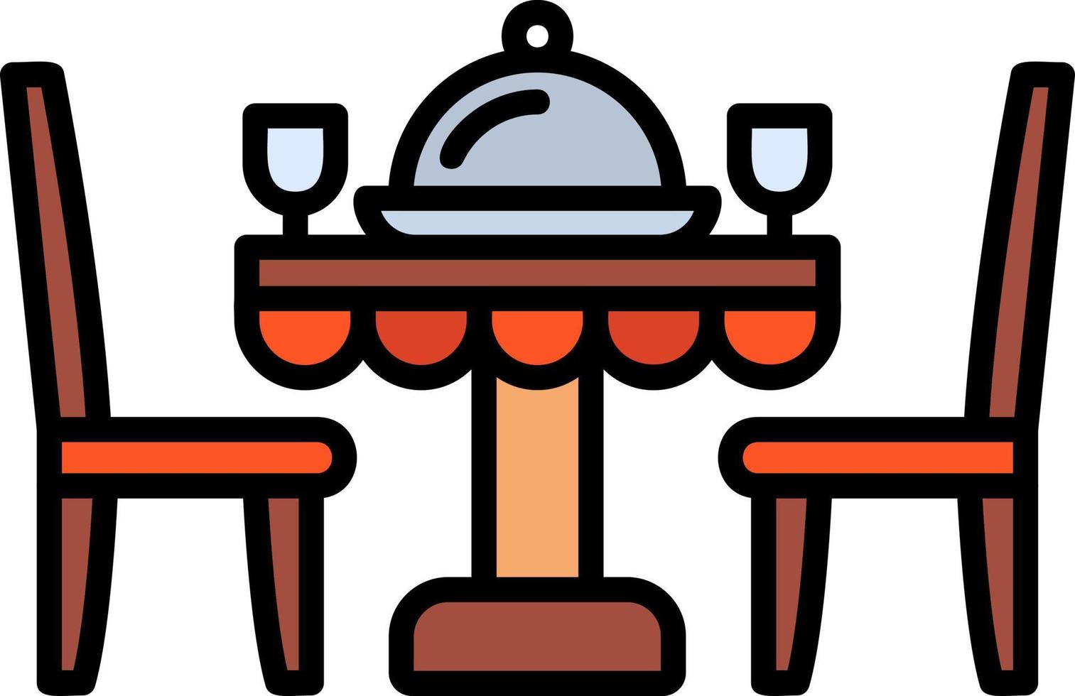 diseño de icono creativo de cena vector