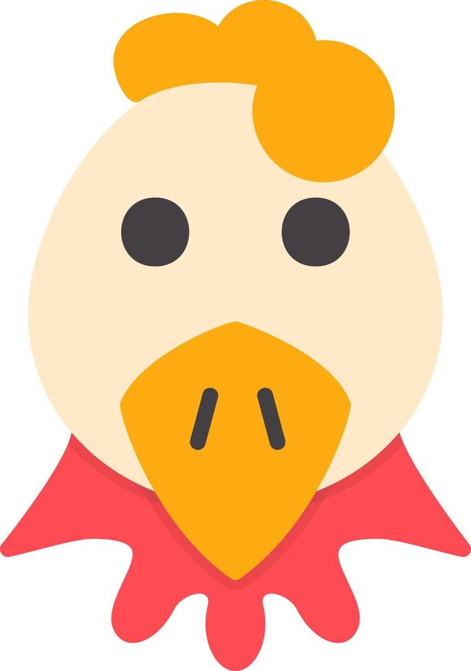 diseño de icono creativo de pollo vector